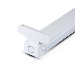 Foto van V-tac vt-16011 dubbele led buizen - fitting - wit - 60cmx2 - ip20