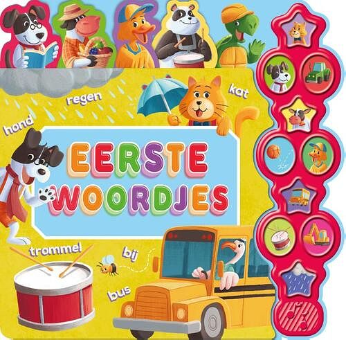 Foto van Eerste woordjes - geluidenboek 10 geluiden - daisy edwards - kartonboekje;kartonboekje (9789036644730)