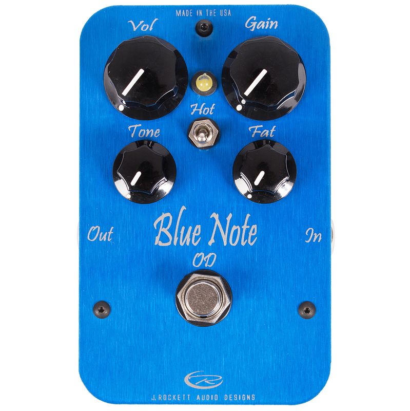 Foto van J. rockett blue note overdrive pedaal