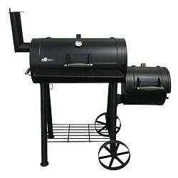 Foto van Fire beam houtskool barbecue - grilloppervlak (lxb) 35 x 66 cm - smoker - zwart