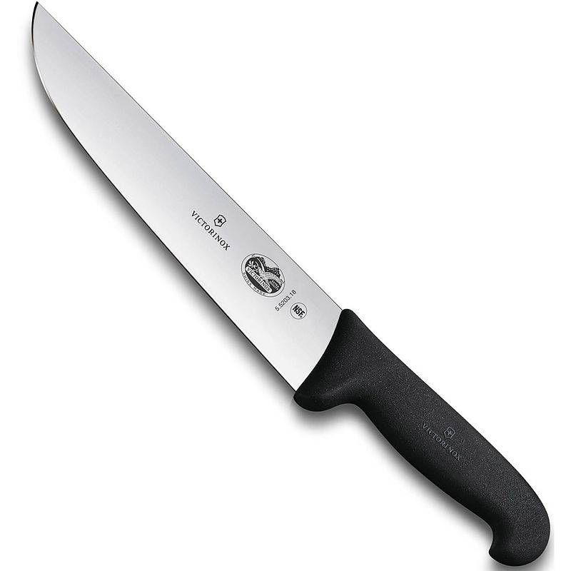 Foto van Victorinox fibrox slagersmes - 18cm