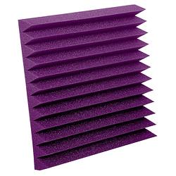 Foto van Auralex studiofoam wedgies purple 30x30x5cm absorber paars (24-delig)