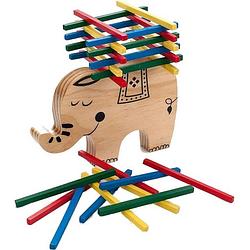 Foto van Longfield games houten evenwichtsspel olifant