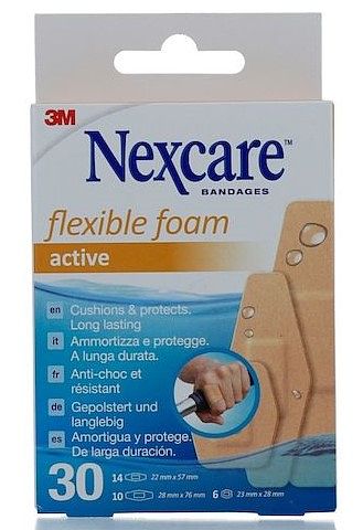 Foto van Nexcare flexible foam active pleisters