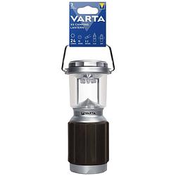 Foto van Varta 16664101111 xs camping lantern campinglantaarn led 24 lm werkt op batterijen 271 g zwart, zilver