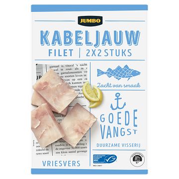 Foto van Jumbo kabeljauwfilet 4 stuks 400g