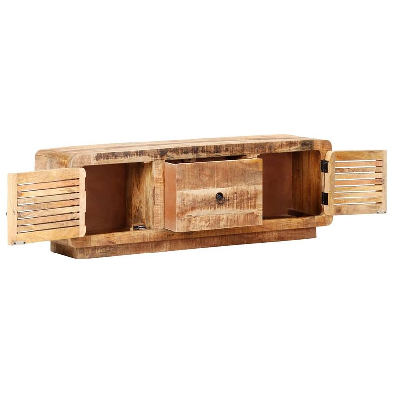 Foto van The living store houten tv-meubel - 120 x 30 x 40 cm - klassieke stijl