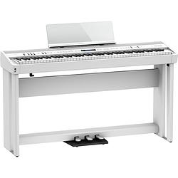 Foto van Roland fp-90x-wh digitale piano wit + onderstel wit + pedaal-unit wit