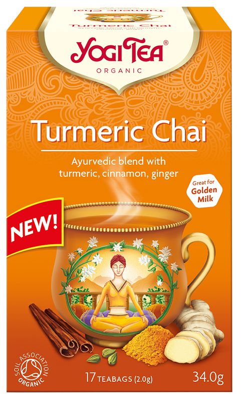 Foto van Yogi tea turmeric chai