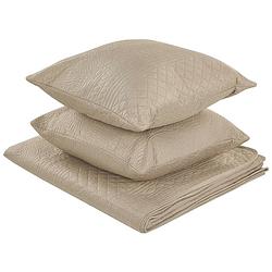 Foto van Beliani shush - sprei-grijs-polyester