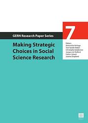 Foto van Making strategic choices in social science research - paperback (9789046612132)