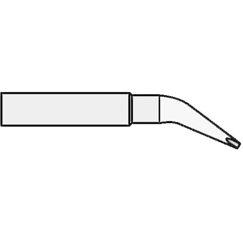 Foto van Weller xnt hx soldeerpunt beitelvorm, gebogen grootte soldeerpunt 0.8 mm inhoud: 1 stuk(s)