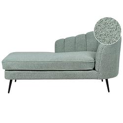 Foto van Beliani allier - chaise longue-groen-bouclé