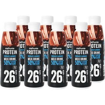 Foto van Melkunie protein chocolate flavoured milk drink 8 x 479ml bij jumbo