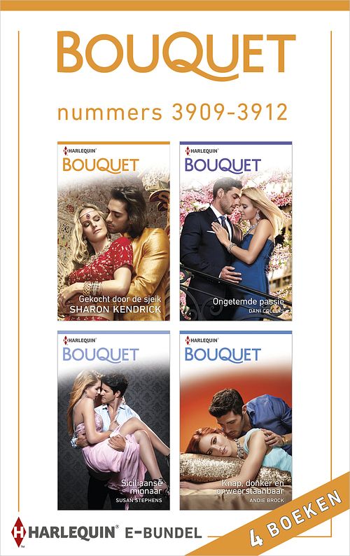 Foto van Bouquet e-bundel nummers 3909 - 3912 - andie brock - ebook (9789402533026)