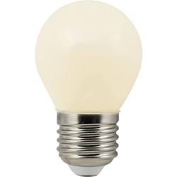 Foto van Heitronic 15026 led-lamp energielabel e (a - g) e27 kogel 4 w = 35 w warmwit (ø x l) 45 mm x 74 mm niet dimbaar 1 stuk(s)