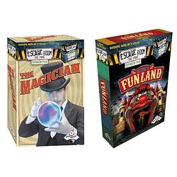 Foto van Uitbreidingsbundel - escape room - 2 stuks - uitbreiding funland & uitbreiding magician