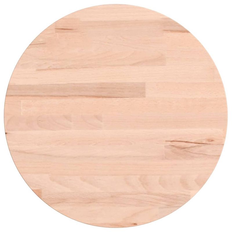 Foto van Vidaxl tafelblad rond ??30x1,5 cm massief beukenhout