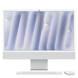 Foto van Apple imac 24 (2024) m4 (8 core cpu/8 core gpu) 16gb/256gb all-in-one pc zilver