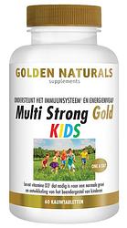 Foto van Golden naturals multi strong gold kids kauwtabletten