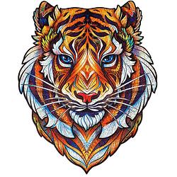 Foto van Unidragon houten puzzel dier - mooie tijger - 700 stukjes - royal size 45x56 cm