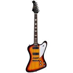 Foto van Fazley ffb318sb elektrische gitaar sunburst