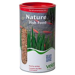 Foto van Nature fish food 375 g-2500 ml