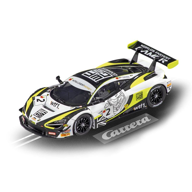 Foto van Carrera racebaanauto digital132 mclaren 720s gt3 1:32 zwart/wit