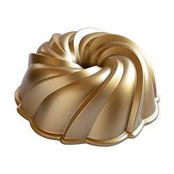 Foto van Tulband bakvorm ""swirl bundt pan"" - nordic ware premier gold