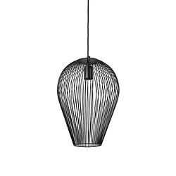 Foto van Light & living - hanglamp abby - 31x31x40 - zwart