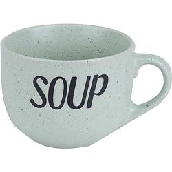 Foto van Cosy&trendy soepkom 'ssoup's met een oor - 51 cl - mint groen - set-6