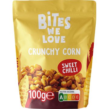 Foto van Biteswelove crunchy corn sweet chilli 100g bij jumbo