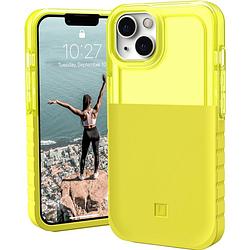 Foto van Urban armor gear dip case backcover apple iphone 13 geel