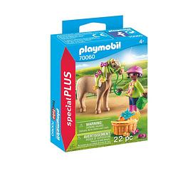 Foto van Playmobil special plus meisje met pony 70060