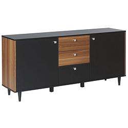 Foto van Beliani kuro - sideboard-zwart-vezelplaat