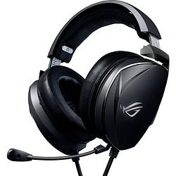 Foto van Asus rog theta electret over ear headset kabel gamen stereo zwart microfoon uitschakelbaar (mute)