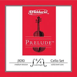 Foto van D'saddario j1010 prelude cello 4/4 medium cellosnaren set