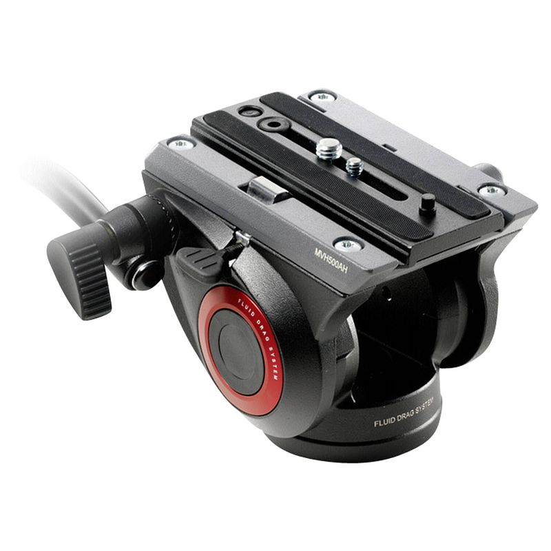 Foto van Manfrotto mvh500ah fluid video head - flat base