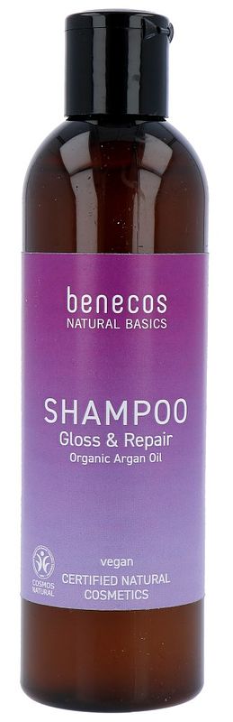Foto van Benecos gloss & repair shampoo