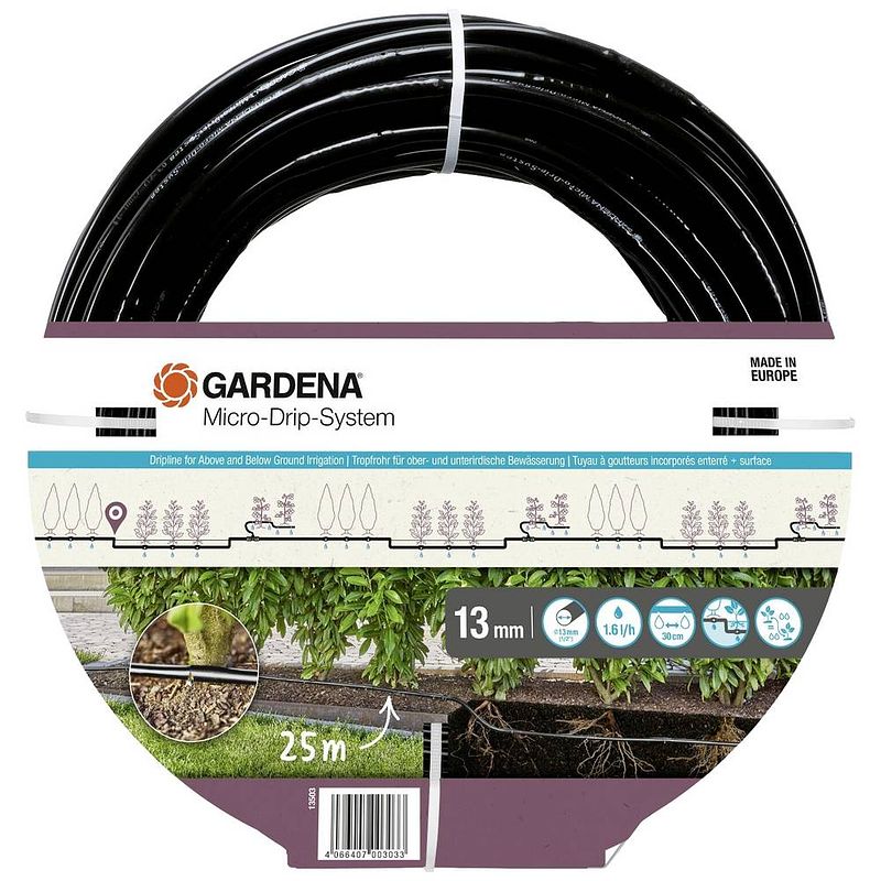 Foto van Gardena 13503-20 micro-drip system druppelbuis 13 mm (1/2) ø