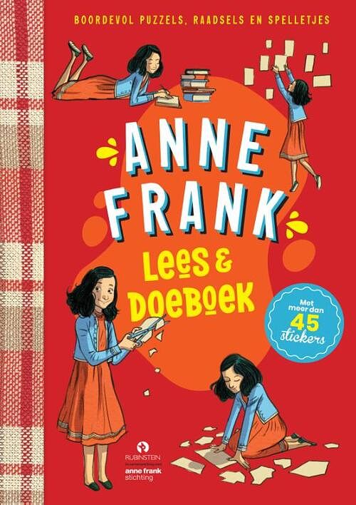 Foto van De wereld van anne frank, lees en doeboek - menno metselaar - paperback (9789047630074)