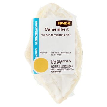 Foto van Ronde prijs | jumbo mini camembert 45+ kleinverpakking 80g aanbieding bij jumbo