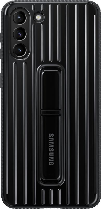 Foto van Samsung galaxy s21 plus protective standing back cover zwart