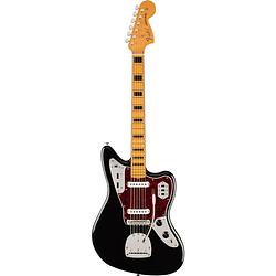 Foto van Fender vintera ii 70s jaguar mn black elektrische gitaar met deluxe gigbag
