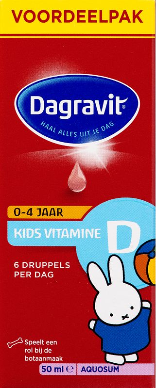 Foto van Dagravit kids vitamine d aquosum druppels voordeelpak