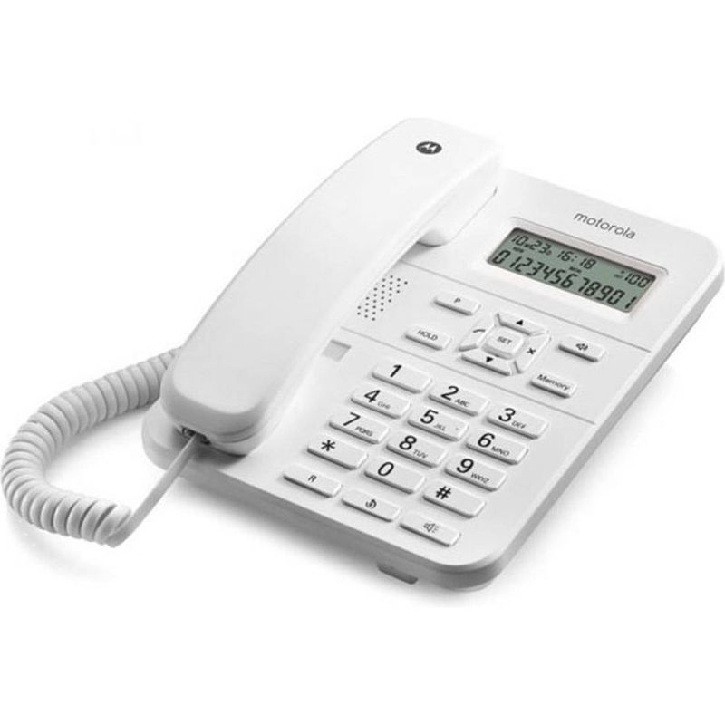 Foto van Motorola ct202 vaste telefoon met display wit