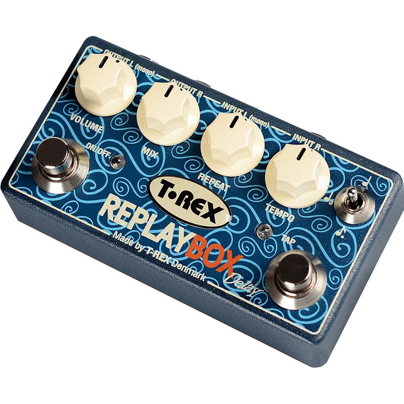 Foto van T-rex replay box stereo delay pedaal