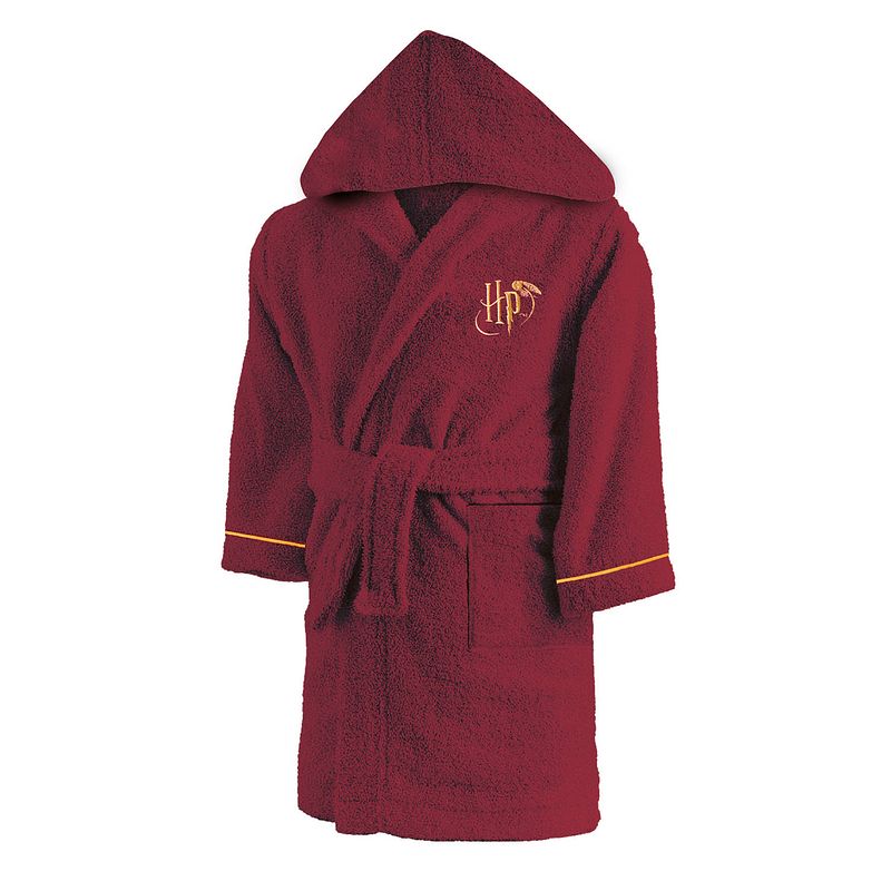 Foto van Harry potter badjas red team - 10/12 jaar - unisex - katoen