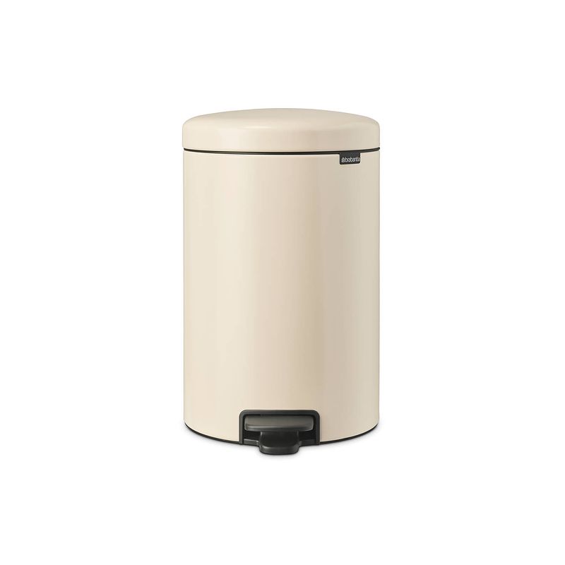 Foto van Brabantia newicon pedaalemmer 20 liter met kunststof binnenemmer - soft beige