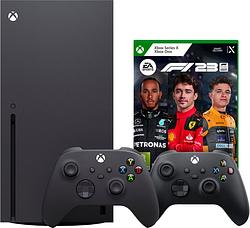 Foto van Xbox series x + f1 23 + tweede controller zwart